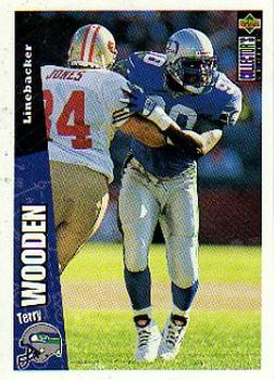 Terry Wooden Seattle Seahawks 1996 Upper Deck Collector's Choice NFL #315